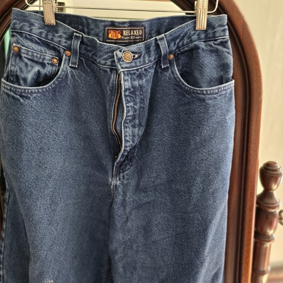 Vintage Route 66 Denim Blue Jeans - Picture 5 of 6